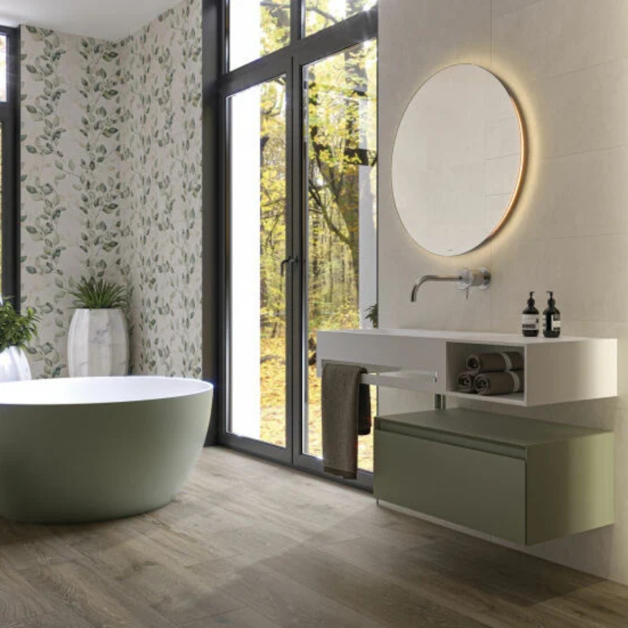 Cifre Ceramica Alure Ivory Wandtegel 25x50 cm